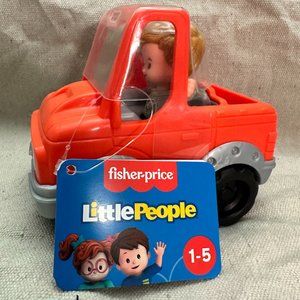 Fisher-Price Little People Help A Friend Pick Up Truck Toddler Toy